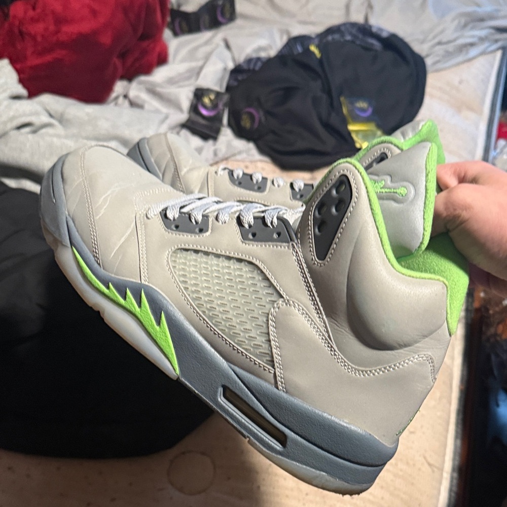 Jordan 5 green bean